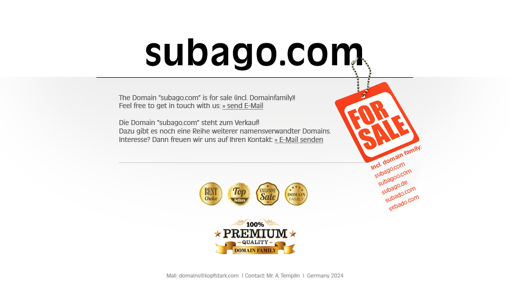 subago.com for sale!